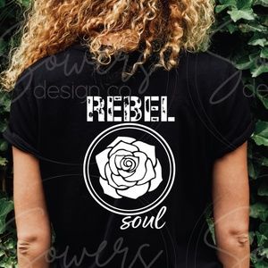 REBEL soul T-Shirt/Gifts for Women/Quote/Custom T-Shirts